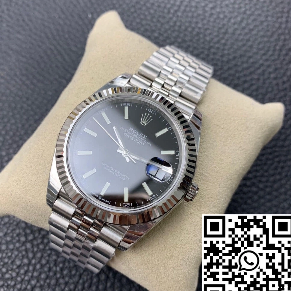 Dial Black Datejust M126334-0018 Rolex Factory EW 0505